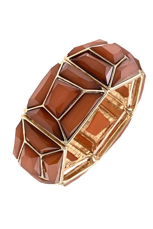 Multifacet Stone Bracelet