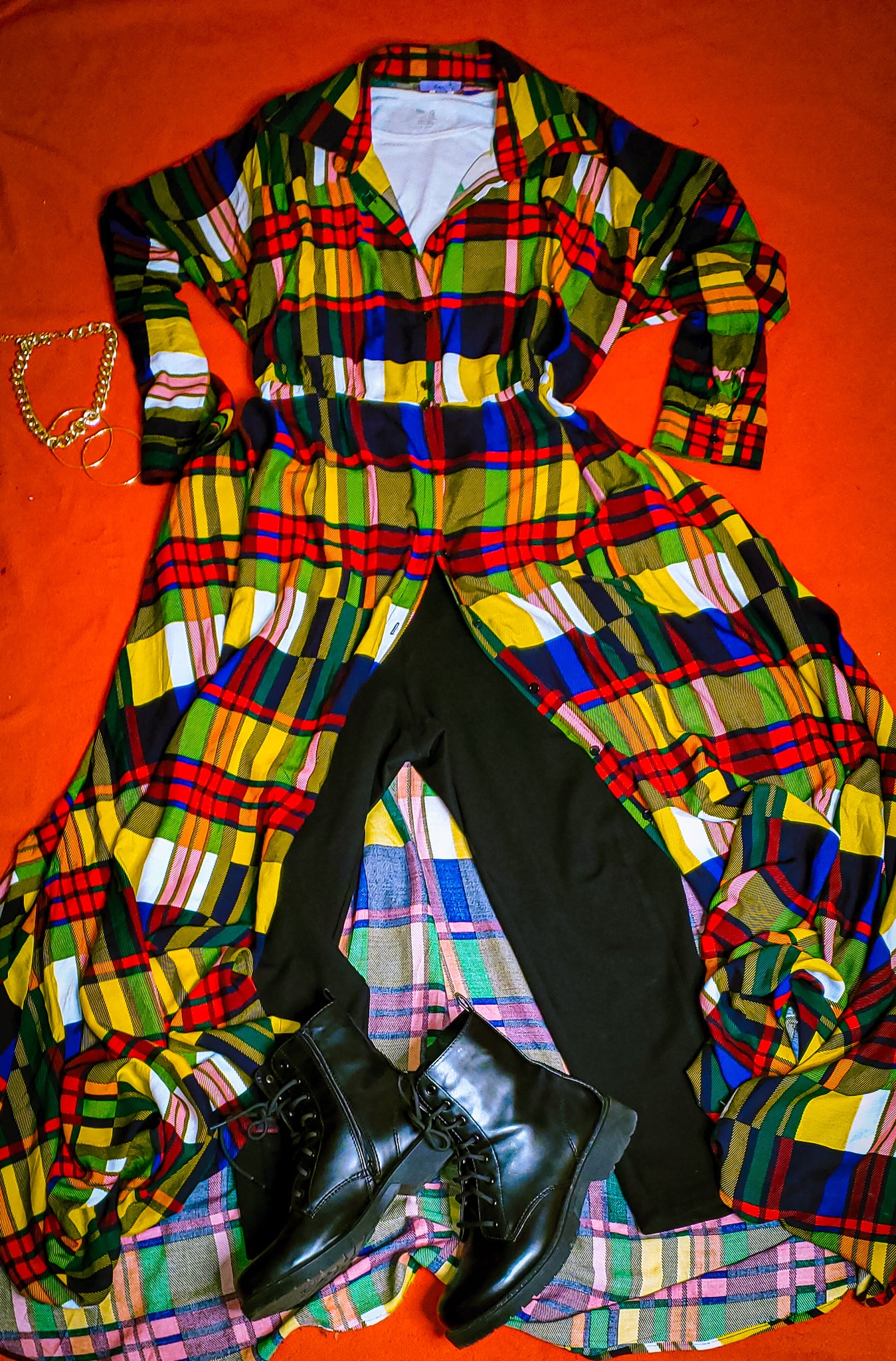 Plaid Dress